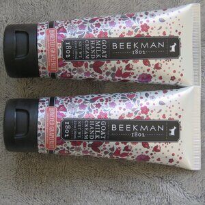 Lot 2 Beekman 1802 Goat Milk Hand Cream 2.0 oz/59 ml Honeyed Grapefruit - Sealed